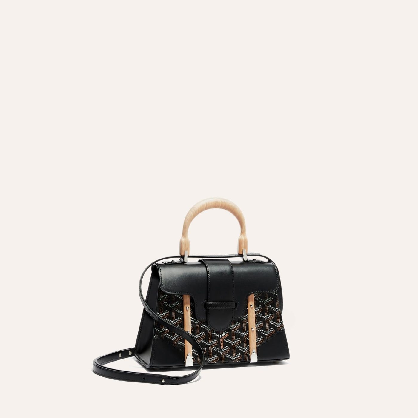 Goyard Saigon Structured Mini Bag Black - Image 1